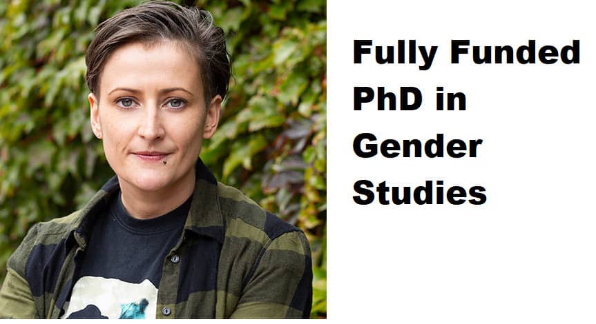 fully funded phd in gender studies