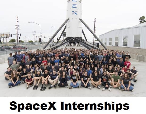 SpaceX Internships Program for International Students