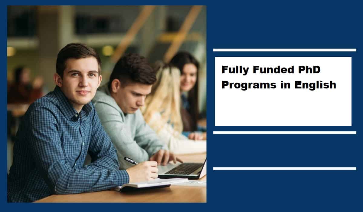 Fully Funded PhD Programs in English