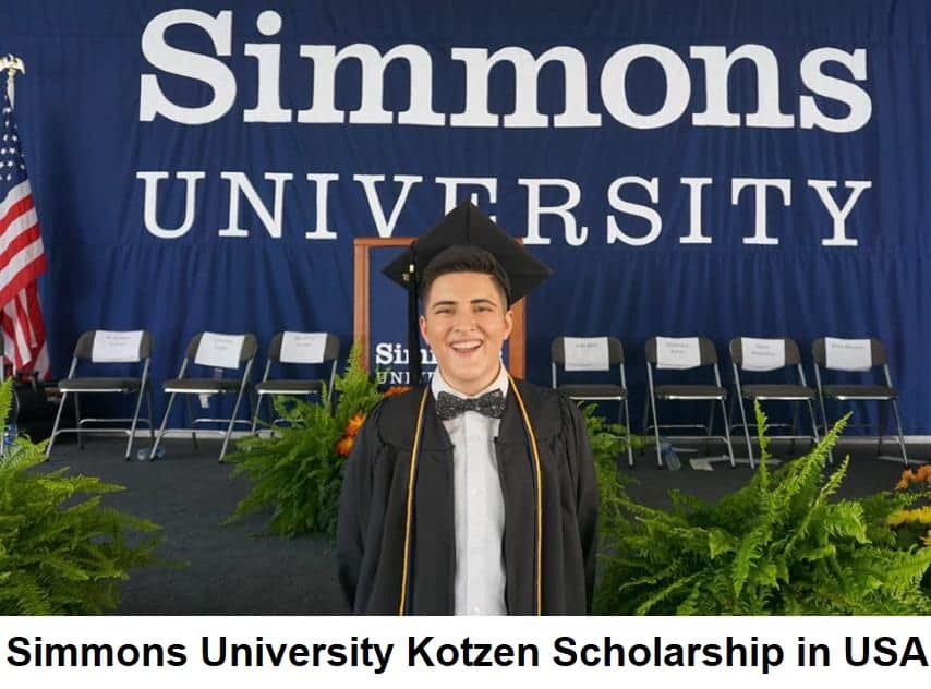 Simmons University Kotzen Scholarship in USA