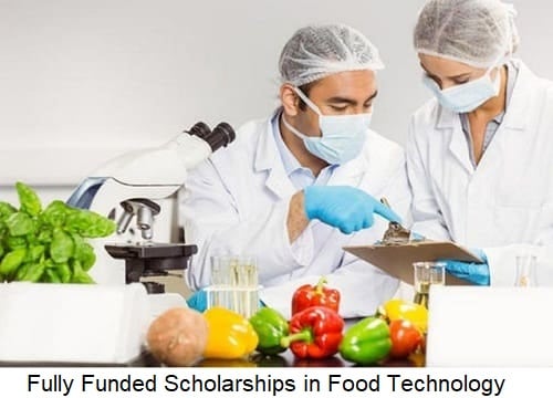 Fully Funded Scholarships in Food Technology for International