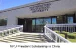 NPU President Scholarship in China