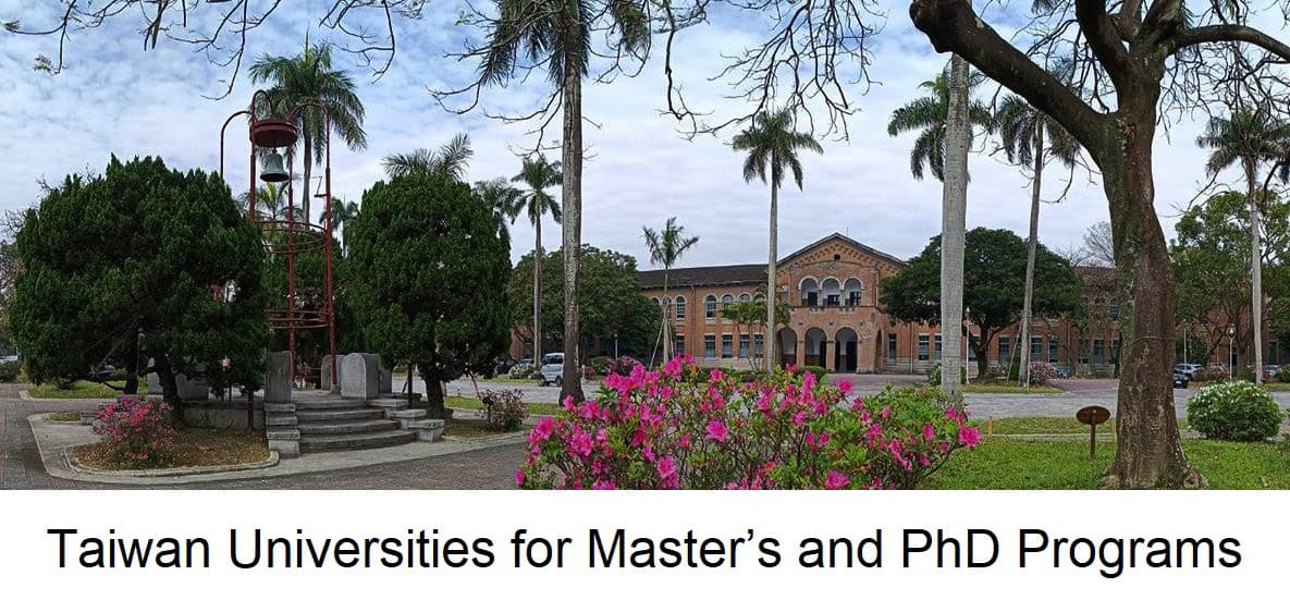 Taiwan Universities for Master’s and PhD Programs