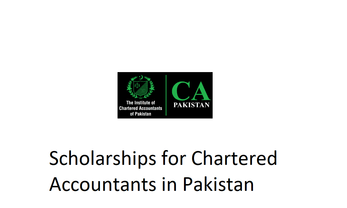 Scholarships for Chartered Accountants in Pakistan