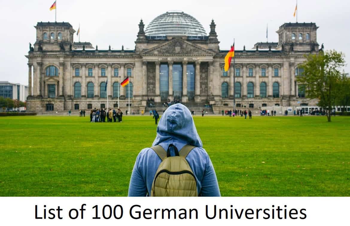 List of 100 German Universities with Fully Funded Scholarships