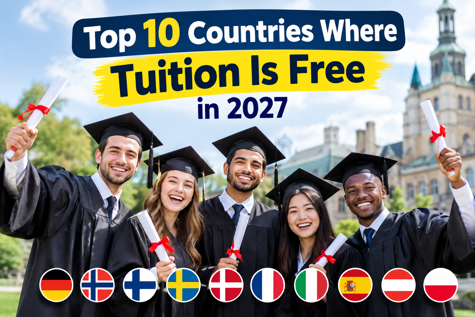 Top 10 Countries Where Tuition Is Free in 2027